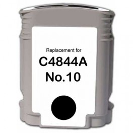 CARTUCCA HP 10 NERA RIGENERATA PER HP Business Jet 100011002200 C4844A 10BK CAPACITA 69ML