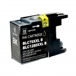 CARTUCCIA LC 1280 NERA COMPATIBILE PER BROTHER J6510DW,J6910DW LC1280 ALTA CAPACITA 30ML