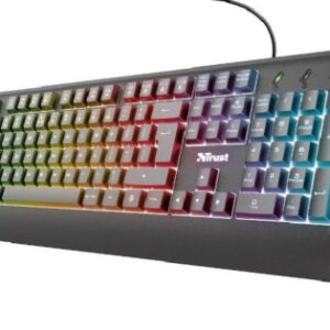 Trust TASTIERA ZIVA GAMING RAIMBOW LED RETROILLUMINATA NERA