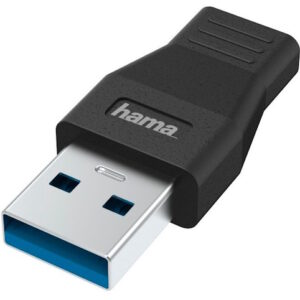 Adattatore USB Type C Femmina / USB A Maschio, USB 3.2, 5 Gbps, nero