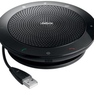 Jabra SPEAK™ 510 Speakerphone for UC & BT, USB Conference solution, 360-degree-microphone, Plug&Play, mute and volume button, Wideband, Bluetooth (up to 100 meters) Version B: incl. Smart Button activ