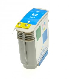 CARTUCCIA HP 82 CIANO COMPATIBILE PER HP HP 500 PLUS CC 800 PS 815MFP C4911A 82C CAPACITA 69ML