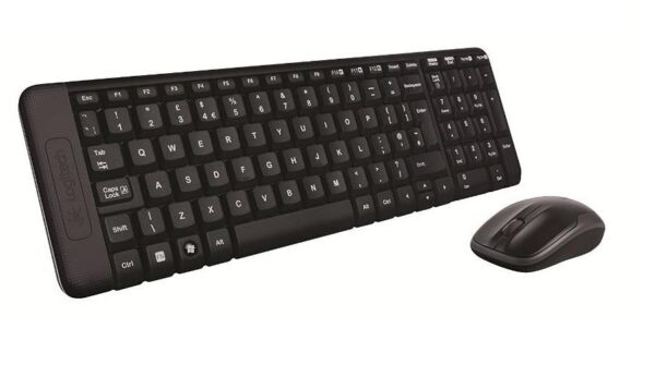 KIT MK220 TASTIERA + MOUSE WIRELESS NERA
