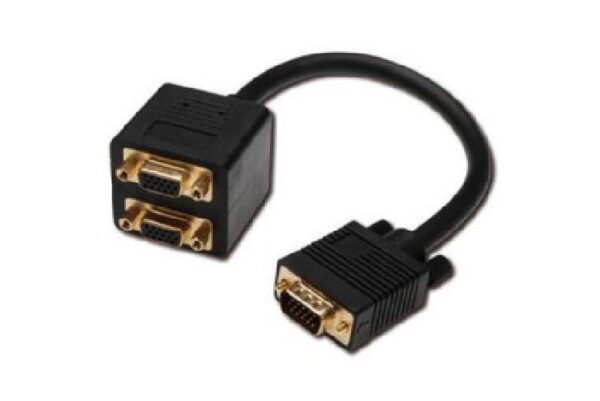 CAVETTO SPLITTER VGA Y HD15-2XHD15 CM 20 (AK-513001)