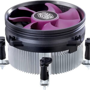 Cooler Master X Dream i117 Sistema di Raffreddamento ad Aria della CPU - Design a Croce Basso Profilo 60,4mm, Ventola 95mm (19 dBA, 1800 RPM), Installazione Clip Push-Pin - Compatibile Intel LGA 1200