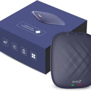 CarlinKit Android 12.0 AIBOX-Plus Dongle, 4+64G Independent Android System/Wireless CarPlay/Wireless Android Auto, supporto per YouTube, Netflix, Disney+