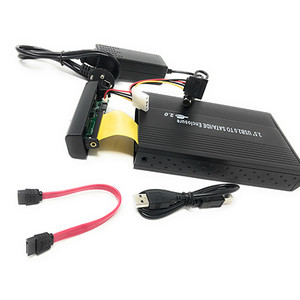 Box esterno in alluminio hd 3.5" ide sata usb 2.0 case