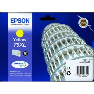 ORIGINALE EPSON T7904 GIALLA C13T79044010 PER EPSON WF4630 4640 5620 5110DW 5690DW 5190DW 79XL 17.1ML - 2.000 PAG.