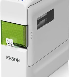 Epson LabelWorks LW-C410 Stampante per etichette, Etichettatrice Tecnologia Trasferimento termico, Velocità stampa 9 mm/sec, Larghezza Nastro da 4 a 18 mm 180 DPI, Collegamento PC con Bluetooth,bianco