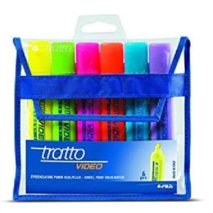 EVIDENZIATORE MULTICOLORE (6 PEZZI)