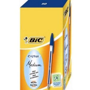 PENNA A SFERA CRISTAL BLU (50 PEZZI)