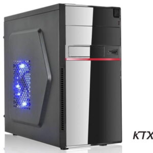 CASE TX-662 MATX ALIMENTATORE 550W - NERO / ROSSO
