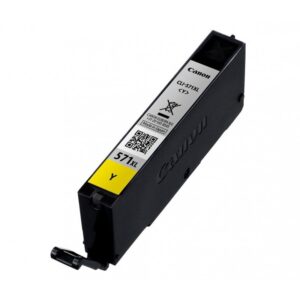 CARTUCCIA CLI-571XL GIALLA CON CHIP COMPATIBILE PER CANON PIXMA MG5700 MG6800 MG7700 571YXL 10,8ML CON CHIP