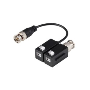 Trasmissione su doppino intrecciato Pack di 2 ricetransmettitori passivi di video HDCVI/HDTVI/AHD/CVBS Fino a 200 metri @4K/6MP/5MP/4MP.
