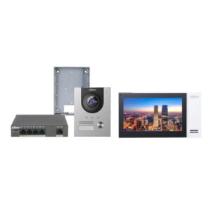 Dahua Kit di videocitofono IP composto da: x1 Stazione di videocitofono 2 in 1: IP e 2 Fili