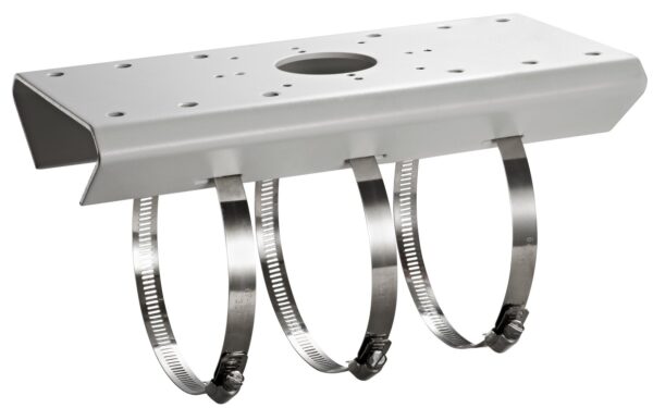 HikVision Adattatore da palo in alluminio colore bianco.