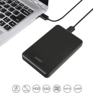 AUKEY Case Esterno per Disco Rigido 2.5" USB 3.0