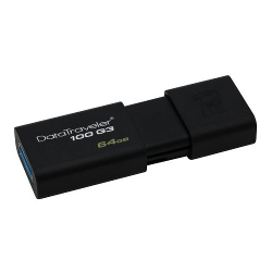 Chiavetta USB3.0  Kingston 64 GB Nera