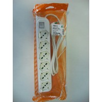 Fanton 40430 Multipresa con 6 prese universali