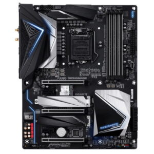 Scheda madre Gigabyte GA-Z390 DESIGNARE - Socket 1151 - Supporto Cpu Intel di 8° e 9° generazione Intel Celeron, Core i3, Core i5, Core i7, Pentium (NO supporto 7^ e 6^ Gen.) - Ram 4x DDR4 4266 fino a 2666 MHz - RAID 0/1/5/10 - 3 x PCIe 3.0 x16 slots - HDMI - 6x Usb3.1 - Glan - Audio HD 7.1 - VR Ready - ATX