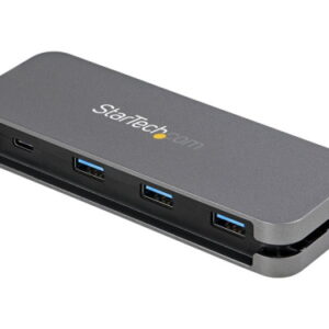 Hub USB C a 4 porte - 3x USB-A/1x USB-C -Hub USB 3.0 Type C (3.2/3.1 Gen 1) 5Gbps - Alimentato da bus (HB30CM3A1CB)