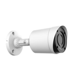 Camera bullet 4 in 1 serie PRO con Smart IR di 20 m per esterno. CMOS 1/2,7” di 2MP. Uscita 4 in 1 (HDCVI / HDTVI / AHD / 960H) commutabile con OSD o dal telecomando DAHUA-498. Ottica fissa di 2,8 mm (103°). 0,02 lux. Filtro ICR. OSD, AWB, AGC, BLC, HLC, WDR digital, 2D-NR. IP67. 3AXIS. 12V CC.