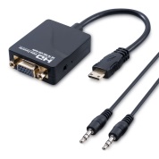 Mini HDMI a VGA nero