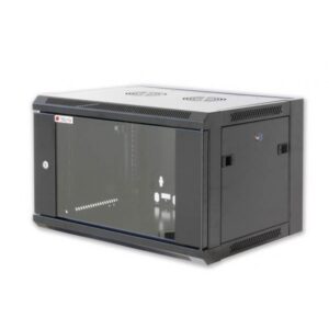 Armadio Rack 19" a muro 12 unità prof. 600 Nero da Assemblare Techly Dimensioni: 635x570x600 mm (AxLxP) NERO