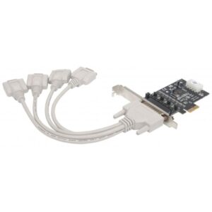 Scheda Seriale PCI Express Card 4 Porte DB9