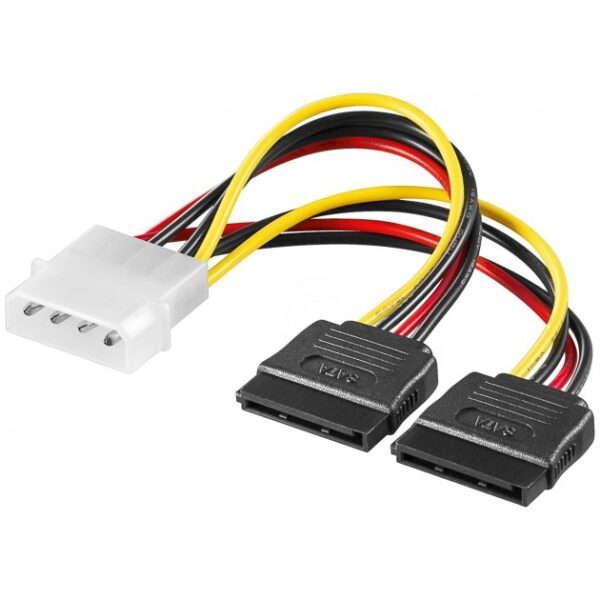 Cavo di alimentazione ad Y per 2 HDD serial ATA