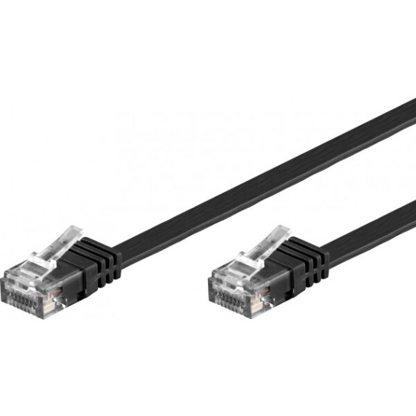 Cavo di Rete Cat.6 Nero UTP 1M