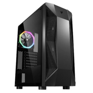 CASE GAMING THE ROCK EVO ITGCATRK40E - NO ALIMENTATORE - NERO