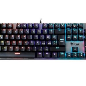 TASTIERA GAMING X10 MECCANICA SWITCH BLU (ITKGMCX10) NERO