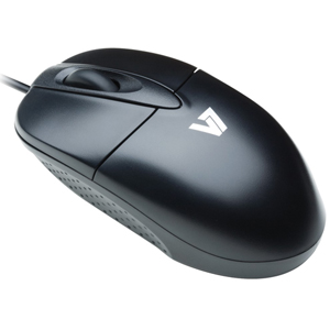 Mouse Ottico con cavo - 3 Pulsanti - Nero/Argento - USB