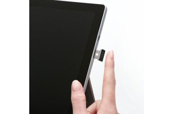 K64704EU - Lettore di impronte digitali, VeriMark, USB-A, nero e argento, Kensington