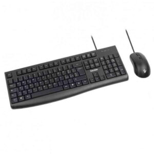 KIT TASTIERA E MOUSE KM821 USB NERO