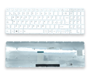 Tastiera Italiana Bianca con Frame per Notebook Toshiba Satellite L50-A