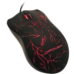 Mouse USB Gaming Nero LED 3 Pulsanti LC-Power M717LED