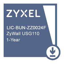 Zyxel iCard Bundle, servizi Application Intelligence e IDP, Content Filtering (HTTPS Filtering,
Zyxel Safe Search e GeO IP), Anti Virus, Anti Spam
e Anti Ransomware per USG 110 - durata 1 anno