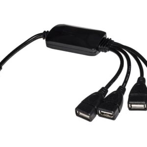 HUB 4 PORTE USB CON CAVETTI