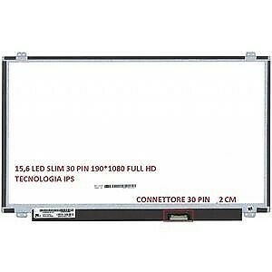 DISPLAY SLIM LED 15.6" COMPATIBILE LP156WF4 SP L1 - 30PIN