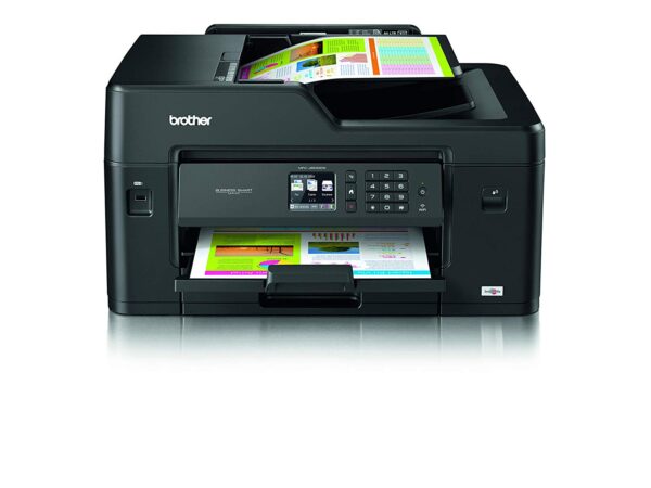 Brother MFC-J6530DW - Stampante multifunzione - colore - ink-jet - A3/Ledger (297 x 432 mm) (originale) - A3/Ledger (supporti) - fino a 12 ppm (copia) - fino a 35 ppm (stampa) - 250 fogli - 33.6 Kbps - USB 2.0, LAN, Wi-Fi(n), host USB 2.0