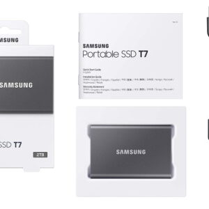 SSD ESTERNO SAMSUNG T7 2TB GRIGIO