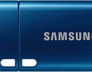 Samsung Memorie Type-C USB Flash Drive, USB 3.2, Type-C, Velocità di Lettura Fino a 400 MB/s, 256 GB, Blu (MUF-256DA)