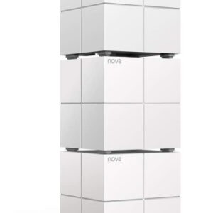 Tenda Nova MW6 WiFi Mesh, Dual Band AC1200 con Copertura Fino a 500?, 2 Porte Gigabit Ethernet, Modalità Router e Access Point, Parental Control, Confezione da 3 Pezzi