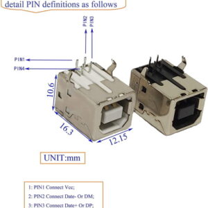 RUNCCI-YUN Micro USB Tipo B Femmina 90 Degree 5 pin PCB DIP di saldatura Jack connettore