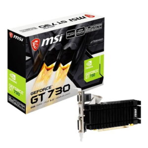 Scheda Video MSI Nvidia GeForce GT 730 2GB GDDR3 + Staffa Low Profile