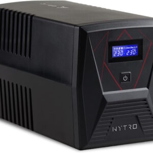 EPYC® NYTRO – UPS a Onda Sinusoidale Pura, UPS per PC da Gaming, PFC Attivo, MAC e Console da Gioco, Potenza 1500VA/900Watt, 5 Uscite (2x Schuko + 3x IEC), Line Interactive