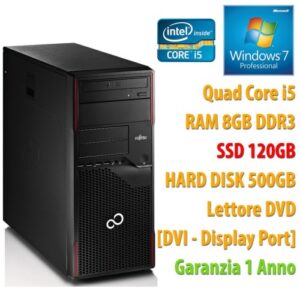 INTEL I5-3470/8GB/120GB SSD/500GB/DVD/WIN 7 PRO (COA)