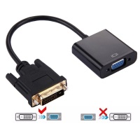 DVI-D 24+1 Pin Man to VGA 15 Pin